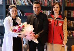 Şehidin eşine ‘Anneler Günü’ ziyareti