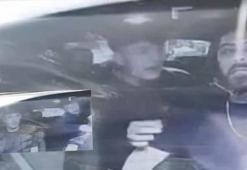 Eyüpsultan'da boynuna ip geçirerek darbettikleri taksiciyi gasbettiler; o anlar kamerada