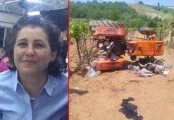 Traktör şarampole yuvarlandı; sürücü yaralandı, eşi öldü