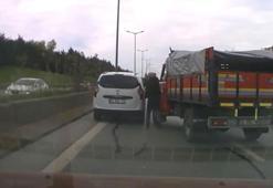 Kartal'da trafikte tartıştığı sürücünün aracına saldıran kamyon şoförüne 180 bin lira ceza
