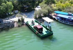 Muğla'da 1,5 saatlik yol, feribotla 1,5 dakika