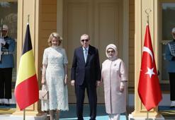 Cumhurbaşkanı Recep Tayyip Erdoğan Belçika Kraliçesi Mathilde’yi kabul etti