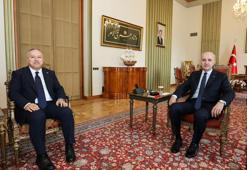 TBMM Başkanı Kurtulmuş, Emniyet Genel Müdürü Fidan'ı kabul etti