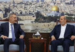 Bakan Fidan'dan Hamas Siyasi Büro Üyesi Hayye'ye taziye ziyareti