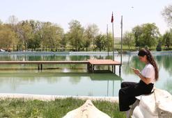 Kuruyan Sakaryabaşı Göleti, yapılan çalışmayla yeniden canlandı