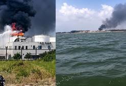 Mersin'de biyodizel üretim tesisinde yangın; 1 ölü