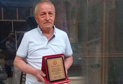 Hazine ve Maliye Bakanlığından 52 yıllık yorgancıya 'Teşekkür' plaketi