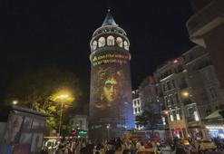 Galata Kulesi’nde kültür varlığı kaçakçılığına karşı ışık gösterisi gerçekleştirildi