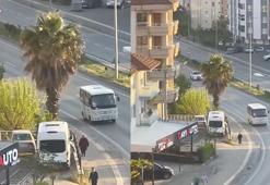 Trafikte geri geri giden minibüsün sürücüsüne 20 bin TL ceza