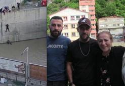 Dereye düşen Eslem’i kurtaranlar canlarını hiçe saymış