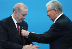 Cumhurbaşkanı Erdoğan'a Kazakistan'da 'Ahmet Yesevi Özel Devlet Nişanı'