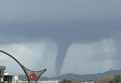 İzmir'de hortum oluştu