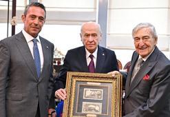 Bahçeli, Rahmi Koç ile Ali Koç'u kabul etti