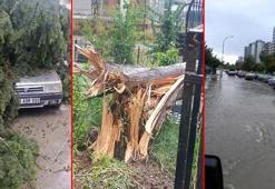 Adana'da sağanak; yollar göle döndü