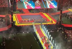 Şampiyon Galatasaray kupasına kavuştu