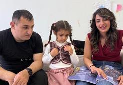 Görme engelli anne, kızına okuyabilmek için kabartma kitap hazırlıyor