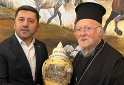Fener Rum Patriği Bartholomeos, ayin için Nevşehir'e geldi