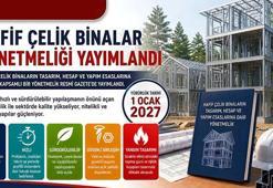 Bakanlıktan hafif çelik binalar yönetmeliği