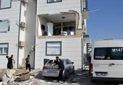 Evde gaz sıkışması nedeniyle patlama: 1 yaralı