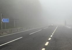 Bolu Dağı’nda sis etkili oldu