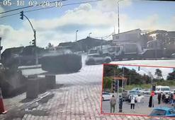 Arnavutköy’de zincirleme kaza kamerada: 1’i ağır 5 yaralı