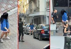 Kılıçla kendisine ve ailesine zarar veren kadın, biber gazıyla etkisiz hale getirildi