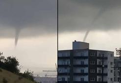 İskenderun Körfezi'nde hortum kamerada