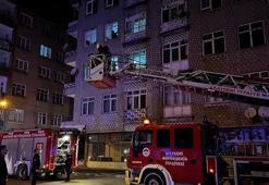 Kayseri’de 4 katlı binanın bodrumunda yangın