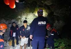 Şelale bölgesinde kaybolan 4 genç sağ bulundu