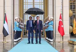 Cumhurbaşkanı Yardımcısı Yılmaz, Sudan Başbakanı İdris ile görüştü