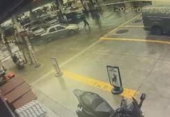 Otomobilin çarptığı yaya yaralandı, kaza kamerada