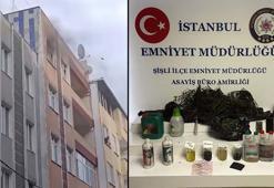 Şişli’de yangın ihbarına gittiler uyuşturucu serası buldular; değeri yarım milyon lira
