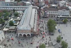Kurban Bayramı öncesi Eminönü havadan görüntülendi