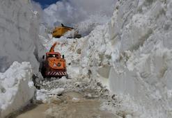 Şırnak’ta 7 metreyi aşan karla mücadele