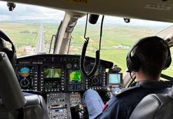 Ankara'da bayram öncesi helikopter destekli trafik denetimi