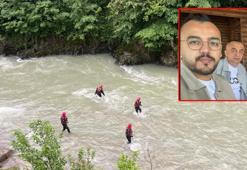 Derede balık avlarken yeğeniyle akıntıya kapılan kişiyi arama çalışmaları 3’üncü günde