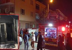 Bursa'da eski eşinin yaşadığı eve benzin dolu şişe atıp yangın çıkardı