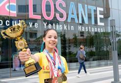 Lösemiyi yenen Kevser, dünya şampiyonu oldu