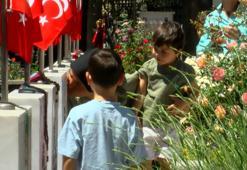 Şehit aileleri bayramın ilk gününde Edirnekapı Şehitliği'ni ziyaret etti