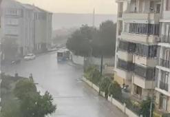 Tekirdağ’da sağanak ve dolu etkili oldu