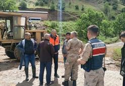 Gaziantep'te sağanak; ev ve ahırları su bastı