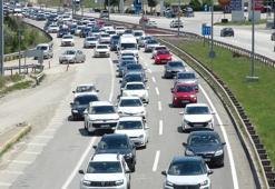 'Kilit kavşak' Kırıkkale'de bayram dönüşü trafiği