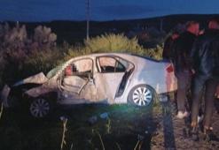 Çorum'da iki otomobil çarpıştı: 1 ölü, 6 yaralı