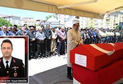 Şehit Astsubay Yusuf Ergün, son yolculuğuna uğurlandı