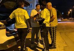 Kazadan sonra kaçan alkollü sürücü, aracında uyurken yakalandı