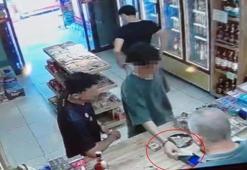Yolda buldukları kredi kartıyla alışveriş yapan şüpheliler kamerada