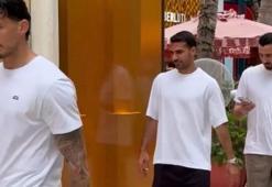 Milli futbolcular Amerika’daki ilk günlerinde otel çevresinde yürüyüş yaptı
