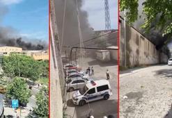 Esenyurt'ta su pompası üreten fabrikada yangın; 1 işçi hastaneye kaldırıldı