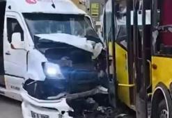 Bursa’da servis minibüsüyle özel halk otobüsü çarpıştı; 5 yaralı
