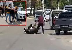 Cadde ortasındaki kavga, aile meselesinden çıkmış; taraflar tutuklandı